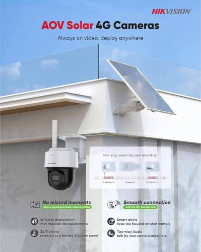 Cámara PT solar 4G de 4 MP (funcionamiento 24/7)2