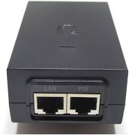 Inyector POE 48V 24W 2-RJ45  220V C/Cable Poder Ubiquiti 5