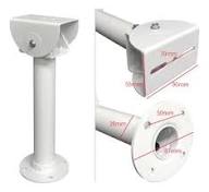 Soporte para cámara Vigilancia o Balizas o Sirenas, para Domo o Fijas, blanco.4