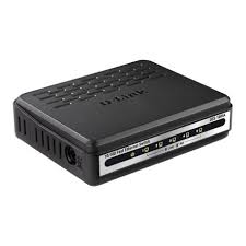 Switch Desktop no-Admin no-Rack inc5v/0,5A. D-LINK 5-1003