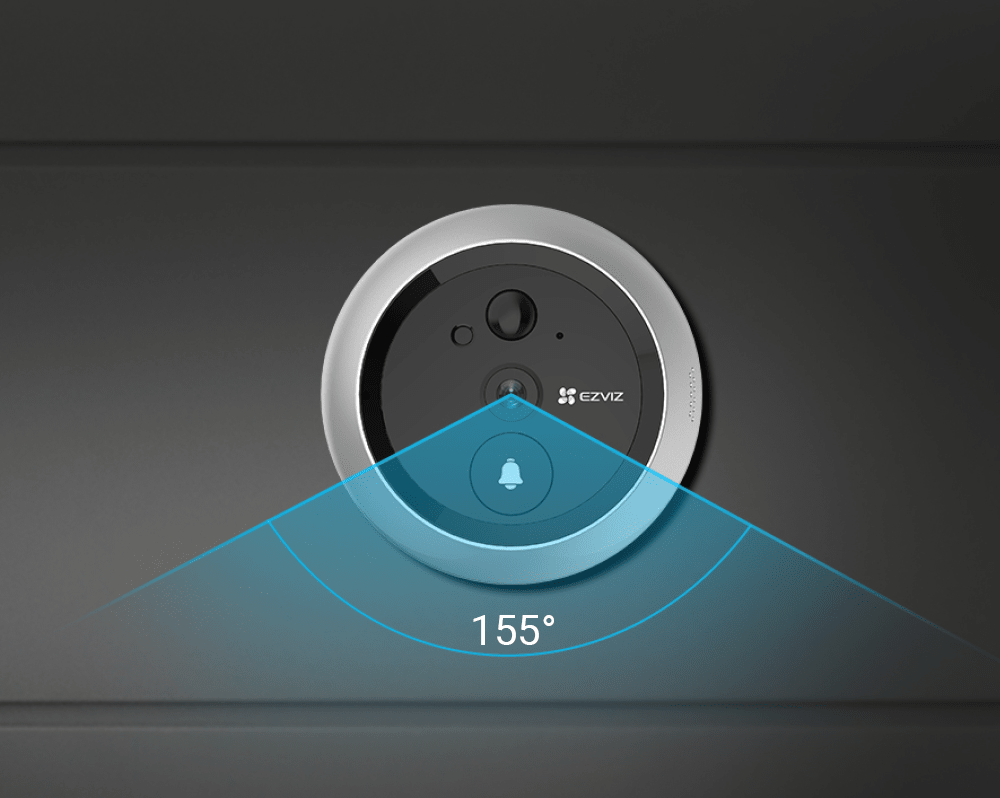 Timbre De Puerta 2MP PIR IR5M 4,3 Pulgadas CS-DP2C-A0-6E2WPFBS Ezviz6