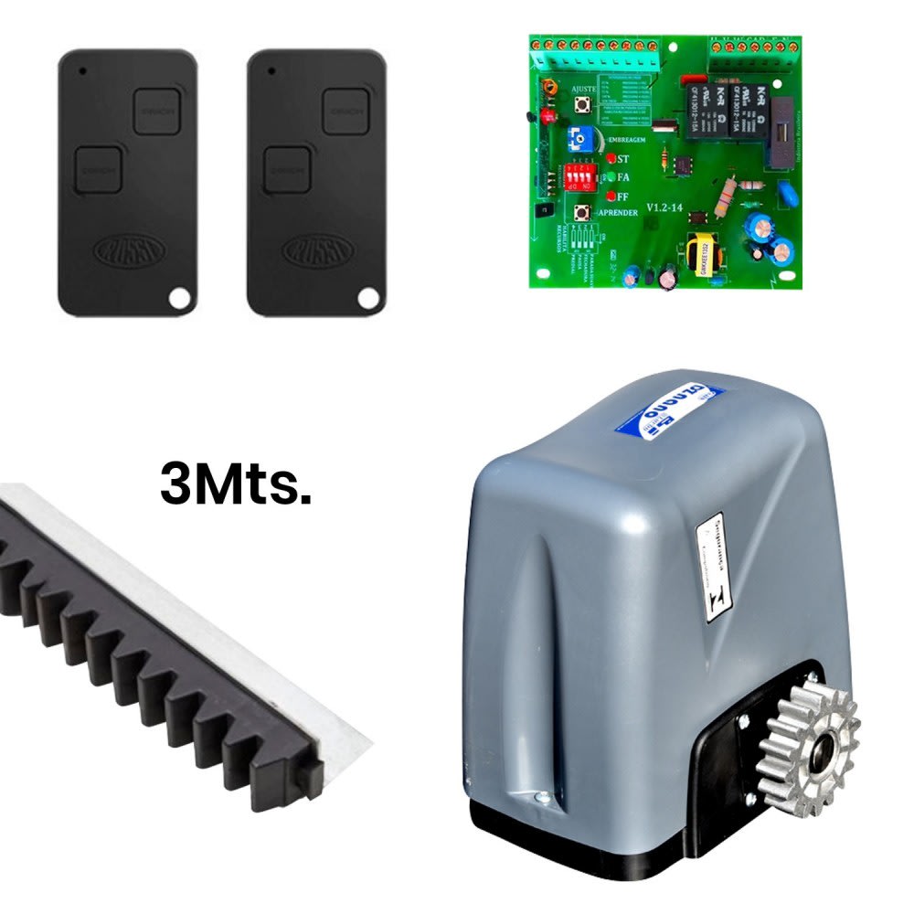 Kit Motor DZ NANO Turbo (600kg) Residencial, 30 Ciclos/Hora, 17m/min. ROSSI 1