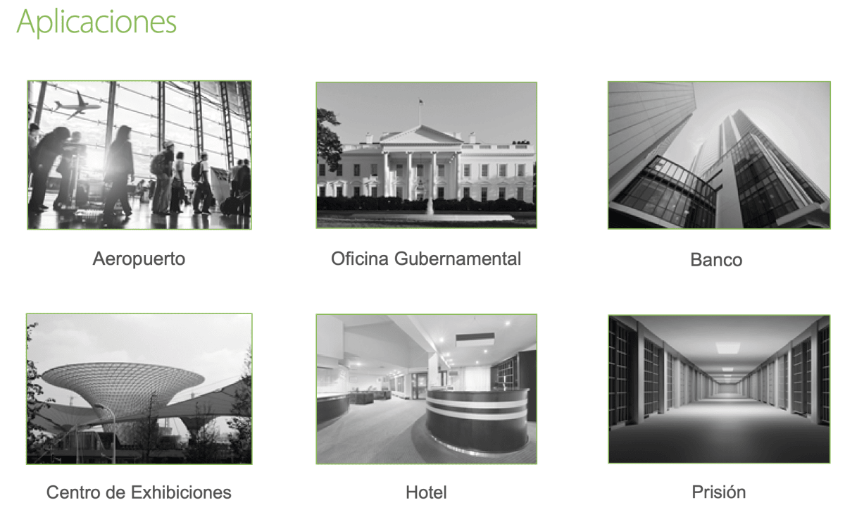 Paleta detector de metales portátil, 9V ZKTECO4