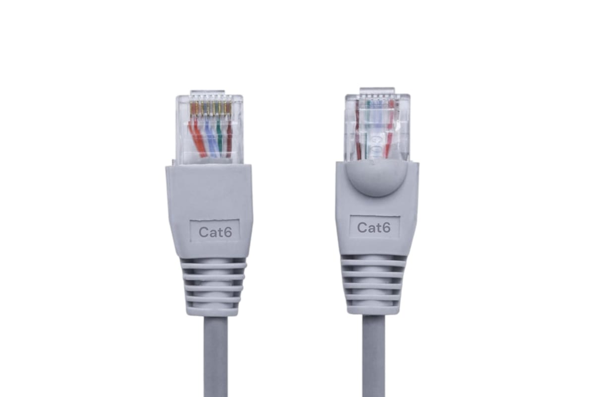 Cable Patch Cord Cat6 26AWG 2metros Cobre LSZH Gris2