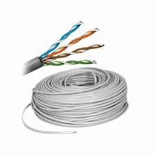 Cable UTP Cat 5e, 100% Cobre Rollo 100mt. par trenzado, granel. 0