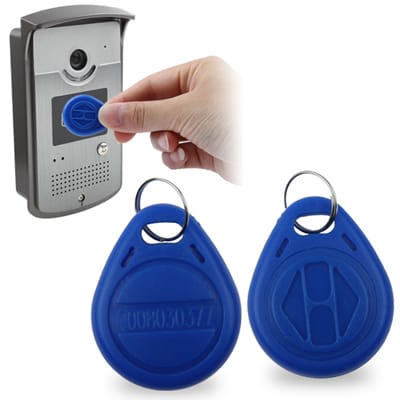 Llavero RFID Identificación de Lectura 125khz EM4100 TK4100 Token MULTICOLOR2
