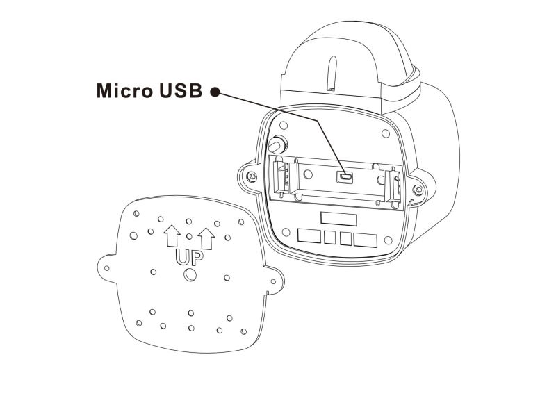 Sirena 20w Con Audio De Advertencia, De Exterior Blanca Y Luz Roja2