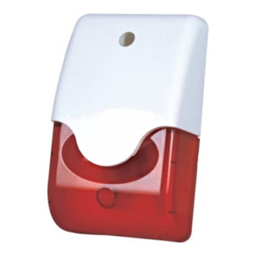 Sirena sobrepuesta blanca/roja LED2