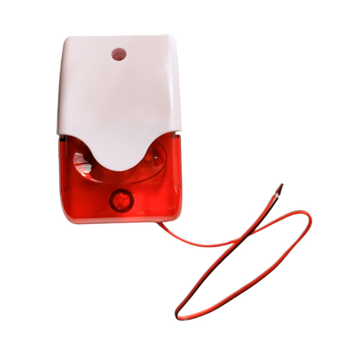Sirena sobrepuesta blanca/roja LED 0