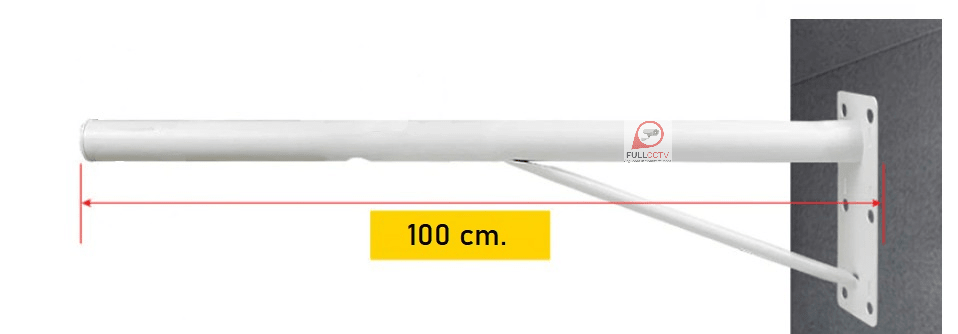 Soporte de cámara de brazo cruzado alargado de Metal,  montaje POSTE, hasta 03 cámaras2