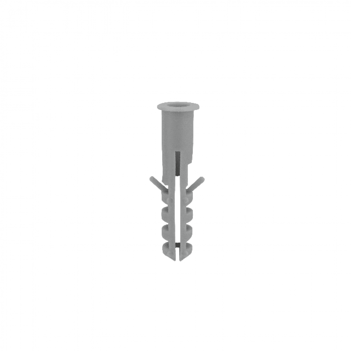 Tarugo 6mm 100-Unids. PVC Gris 6x30mm Tornillo-4x32 0