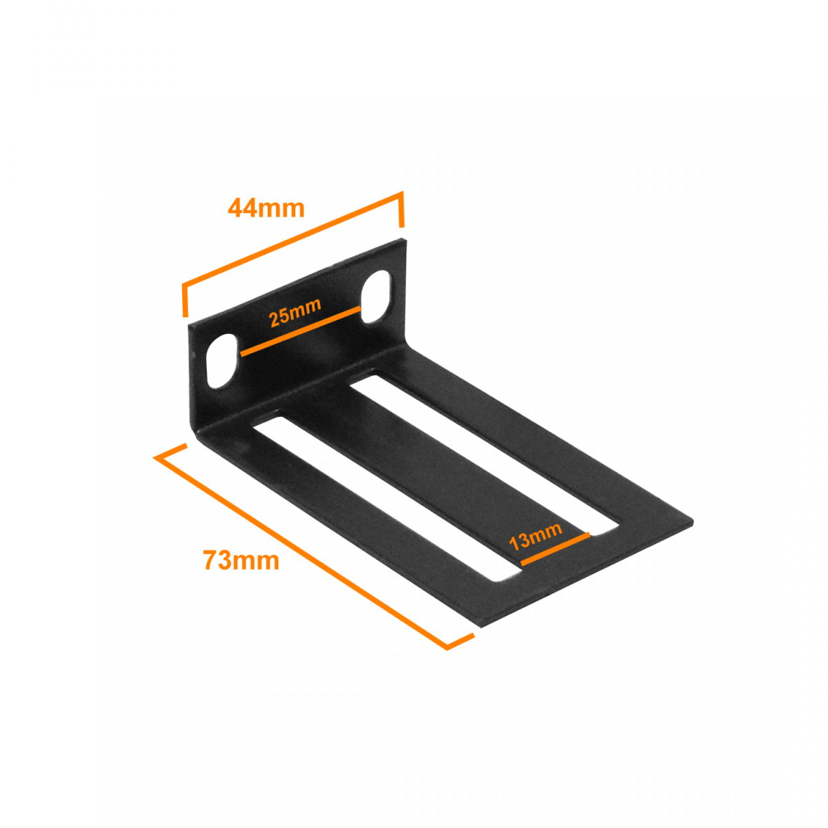 Aletas Orejas Alas 44mm p/Montar 1U en Rack 19