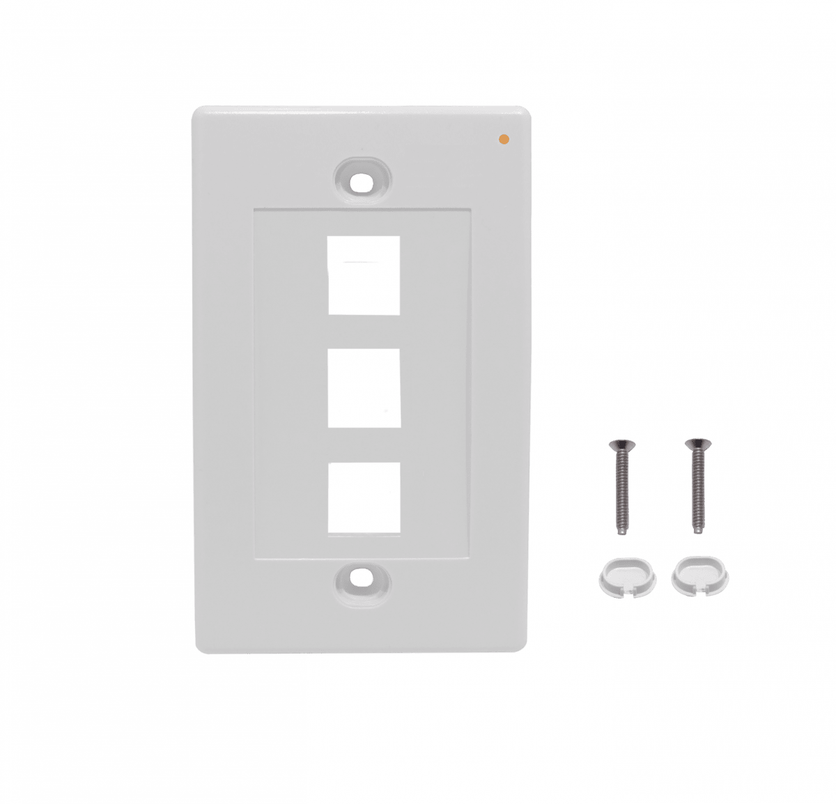 Faceplate Blanco 3-Keystone Vertical 70x114mm2