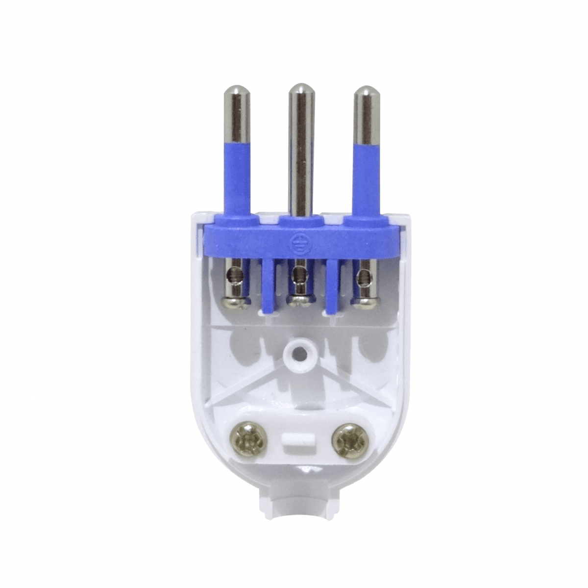 Enchufe Macho Volante Blanco 2P+T 10A con-Tierra SL1002 KC445503