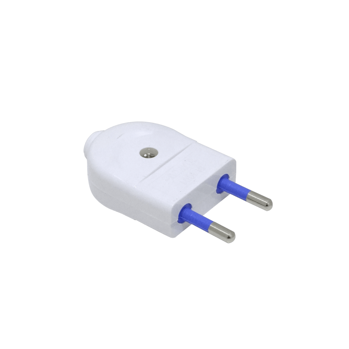 Enchufe Macho Volante Blanco 2P 10A sin-Tierra SL1001 KC445403