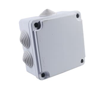 Caja Estanca, Distribución, PVC 100X100X50mm C/conos2