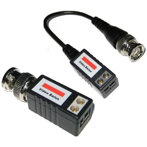 Video Balun, Set 4K Ponchable DS-1H18S/E-C Hikvision x 100 unidades5