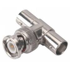 Conector BNC TEE 2-BNC-Hembra 1-BNC-Macho2
