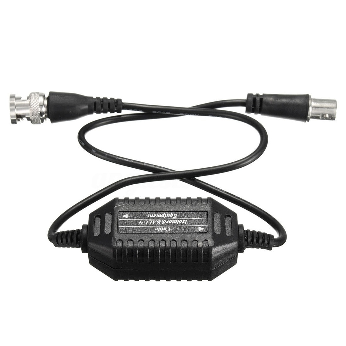 Video Balun aislador de tierra de vídeo Coaxial, Balun BNC macho a hembra para cámara CCTV 0