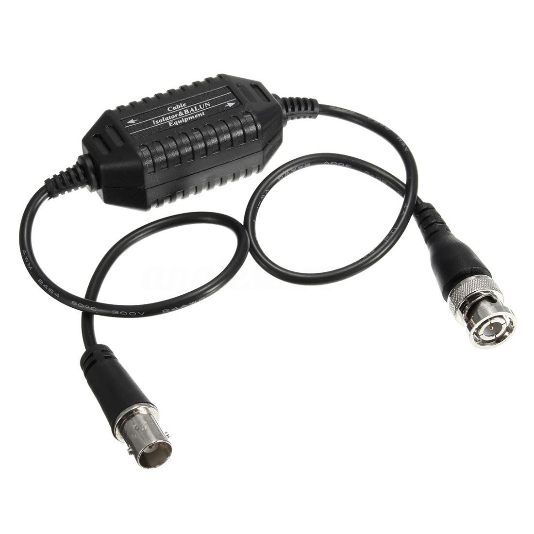 Video Balun aislador de tierra de vídeo Coaxial, Balun BNC macho a hembra para cámara CCTV3