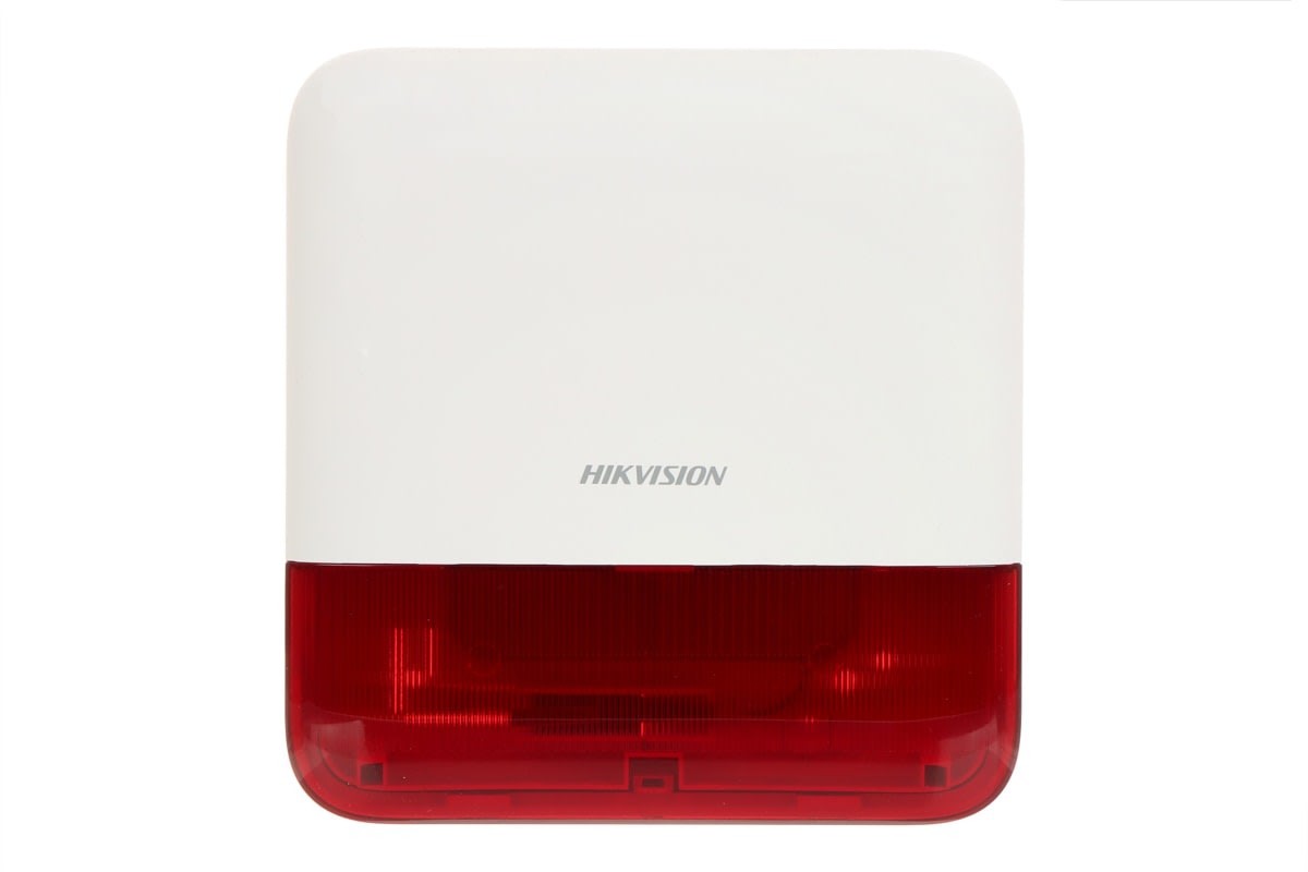 Sirena Inalámbrica de Exterior, color rojo, para AXPRO Hikvision 0