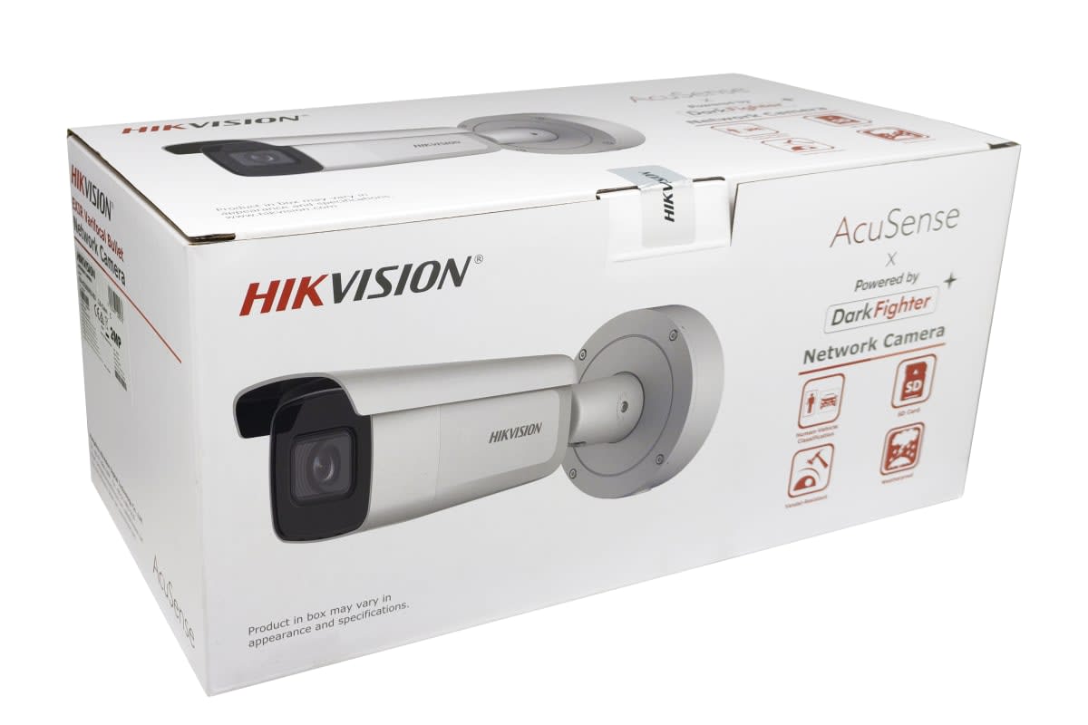 Cámara Bullet 4MP VF 2.8-12mm WDR IP66 IK10 IR 60mt AcuSense3