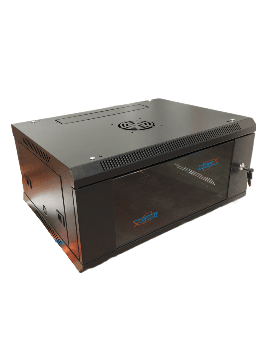 Gabinete/Rack mural armable 4Ux450 (27x45x60cm Exterior) Trimerx1