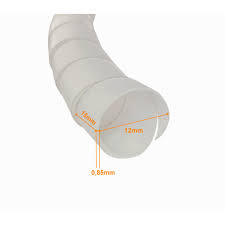 Espiral Atrapa Cable Ordenador PE Blanco 12-19mt 12/15/0,85mm  LINKMADE3