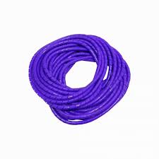 Espiral Atrapa Cable Ordenador Morado PE 12MT 12/15/0,85mm  LINKMADE2