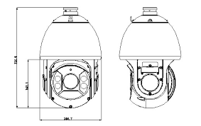 PTZ IP FHD 2MP/ 25x, IR150mt, IP66, Startlight, modelo SD6C225U-HNI, Dahua2