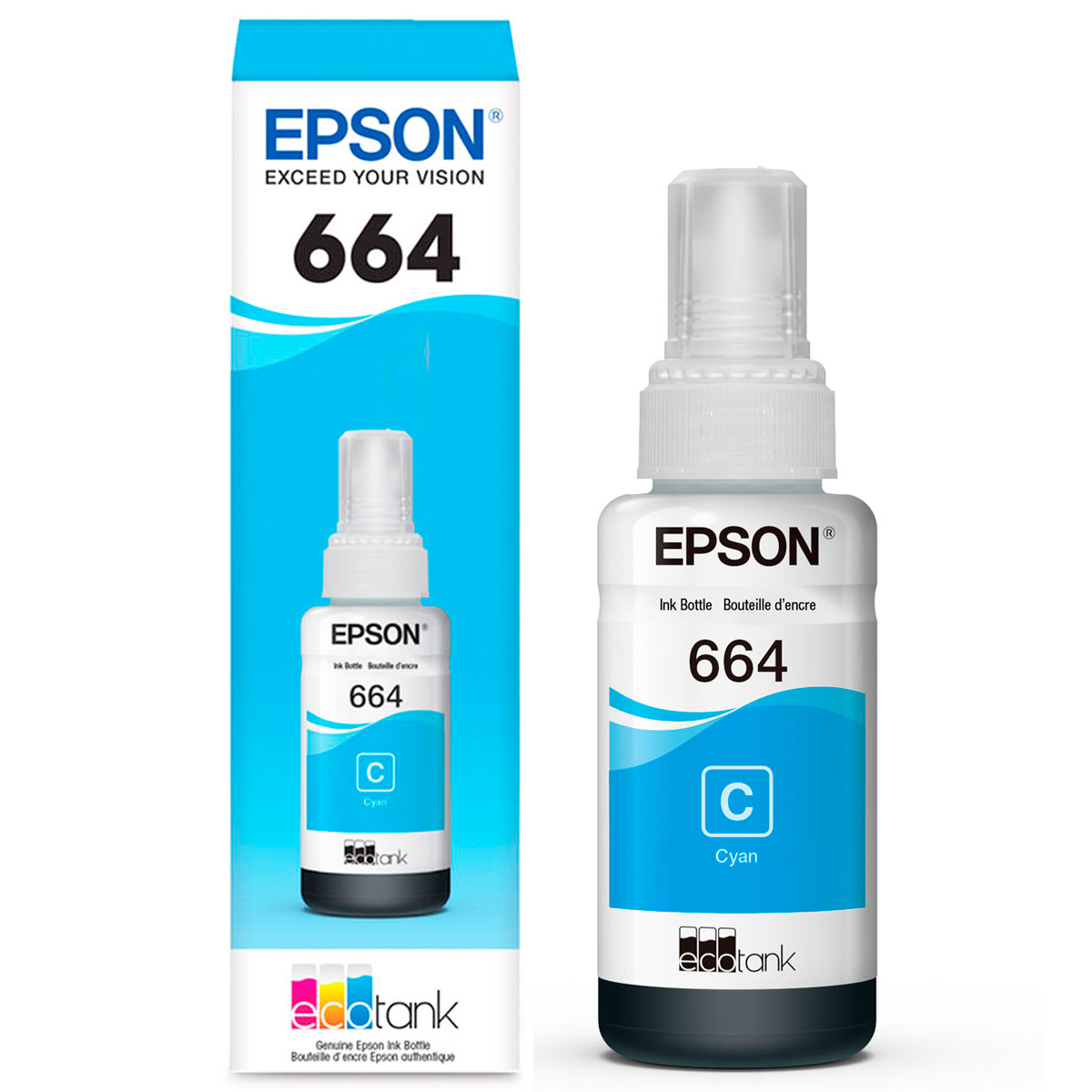 Tinta Botella T664 EcoTank Original | LifeMax*