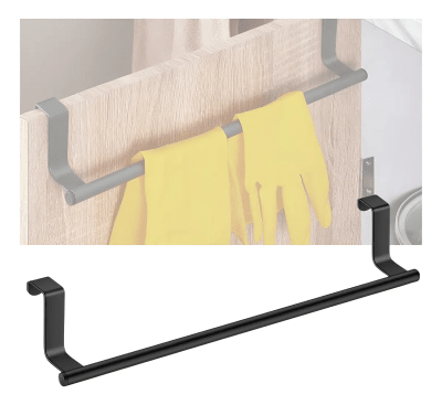 Toallero Para Gabinete De Cocina Y Baño Puerta Colgante -36cm1