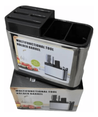 Escurridor De Cubiertos Cuchillos Acero Inoxidable Cocina1