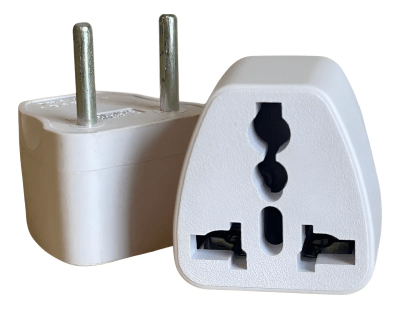 pack de 2 adaptador enchufe universal