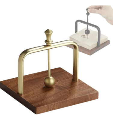 Servilletero Porta Servilletas De Madera Y Metal Con Peso1
