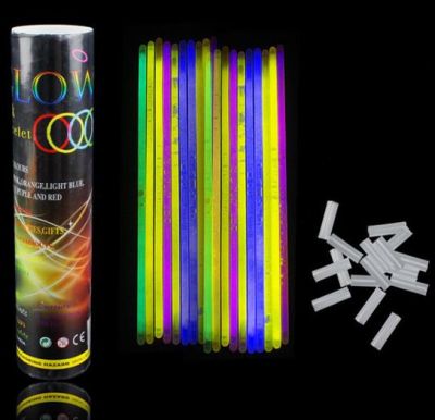 50 unidades Pulsera Fluor Luminosas Barras Led fiesta1