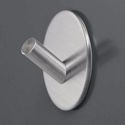 Colgador De pared Metal Cromado Adhesivo