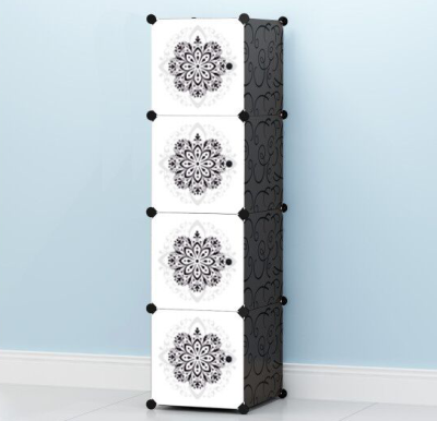 closet modulado diseño 4 cubos FLOR1