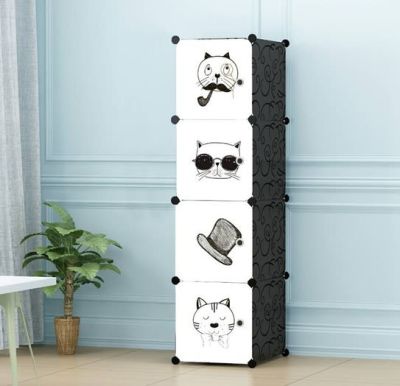 Closet con de diseño Gato 4 Cubos2
