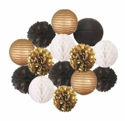 Decorativa Bola De Papel-dorado Decorativa Bola De Papel-dorado