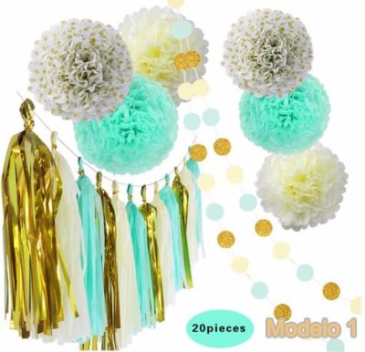 Decorativa Bola Guirnalda Adorno Para Fiesta Varios Color (20 piezas) Decorativa Bola Guirnalda Adorno Para Fiesta Varios Color (20 piezas)