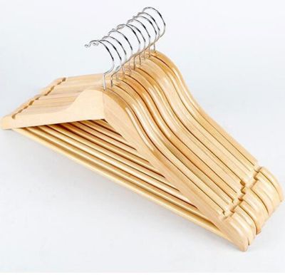 Gancho Ropa Madera Colgador Perchero Organizador2