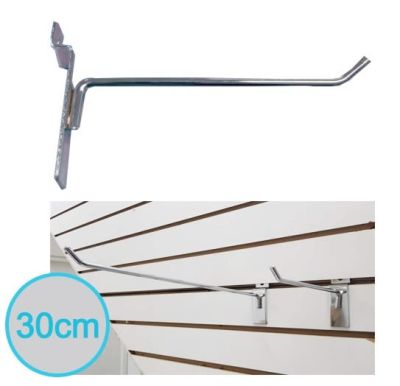 Gancho Metálico Para Panel Ranurado 30cm. Gancho Metálico Para Panel Ranurado 30cm.