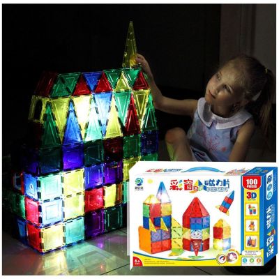 juguete block magnetico 100 piezas9