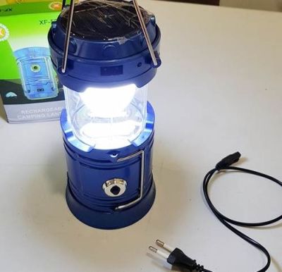 Lampara Solar Linterna Multifuncional Carga 220V Lampara Solar Linterna Multifuncional Carga 220V