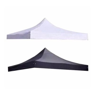 Lona Repuesto Para Toldo Plegable 3x3 Blanco Negro Lona Repuesto Para Toldo Plegable 3x3 Blanco Negro