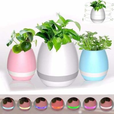 Macetero Inteligente Bluetooth parlante1