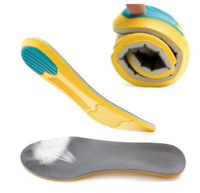 Memoria Espuma Plantillas De Zapatos Amarillo1