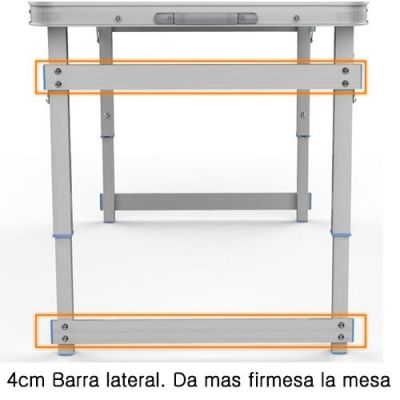Mesa de camping 120x60 con 4 sillas Mesa de camping 120x60 con 4 sillas