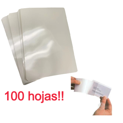 Micas Lamina tamaño doble carnet termolaminadora plastificadora2